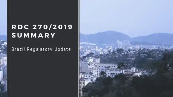RDC 270/2019 Summary